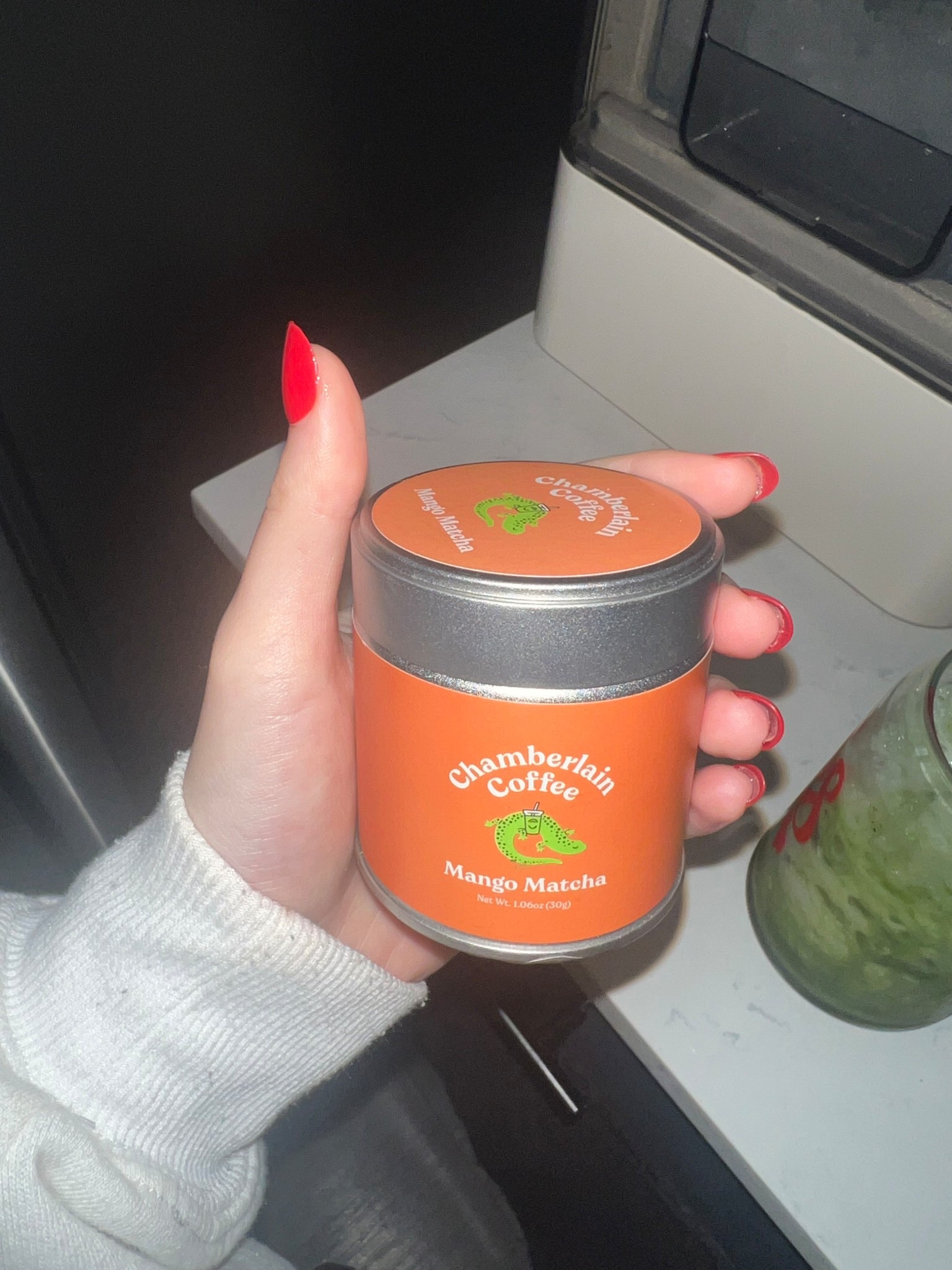 I’m loving this mango matcha from chamberlain coffee!! It’s available on Amazon (linked here)❣️ It has such a nice flavor without being overly sweett

#LTKFamily #LTKActive #LTKGiftGuide