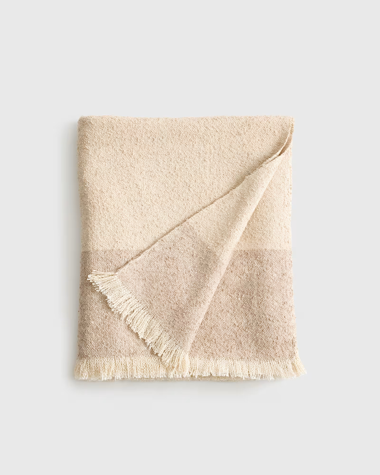 Silk Cashmere Striped Boucle Throw | Quince