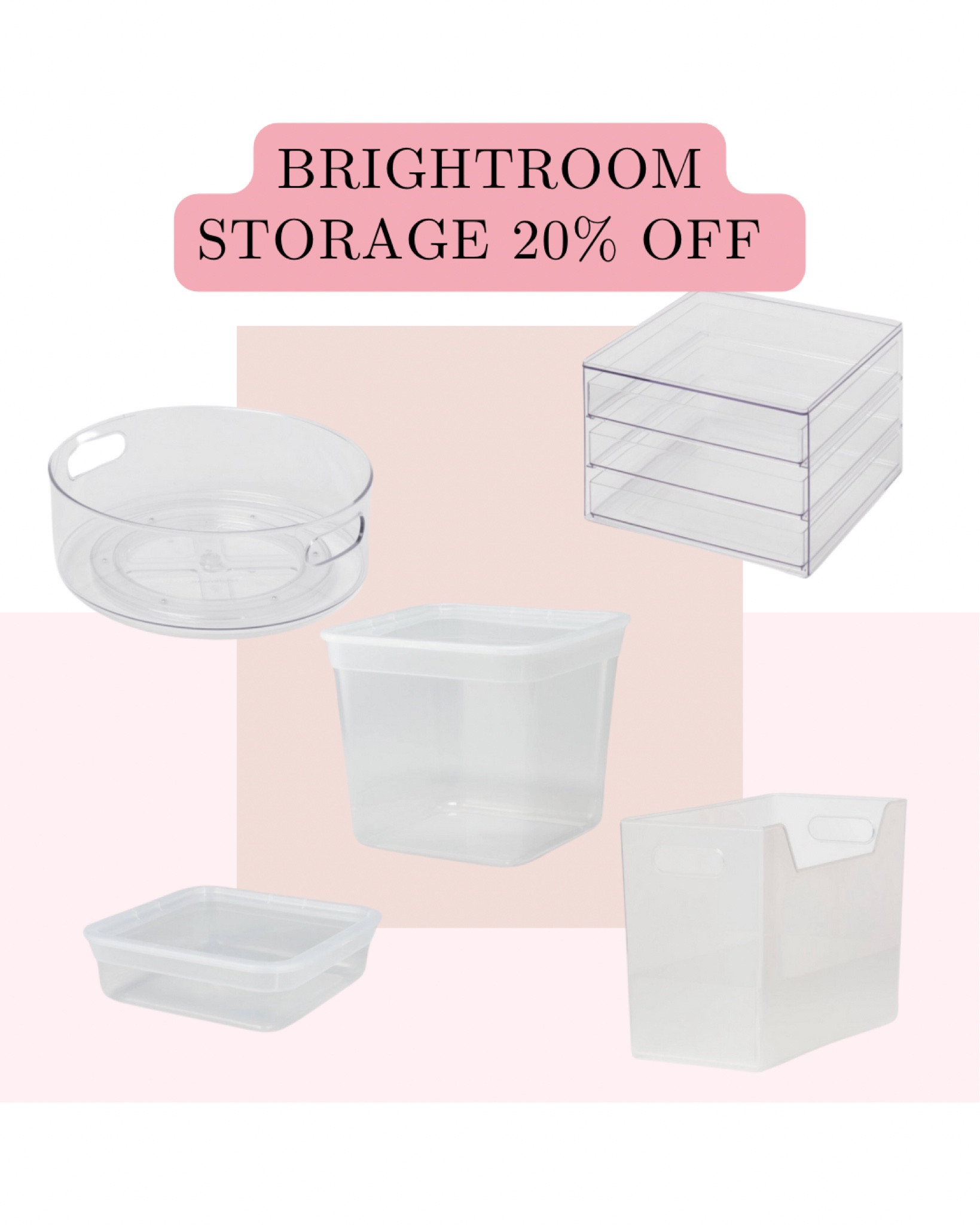 Use target circle to get 20% off brightroom storage 

#LTKxTarget #LTKhome