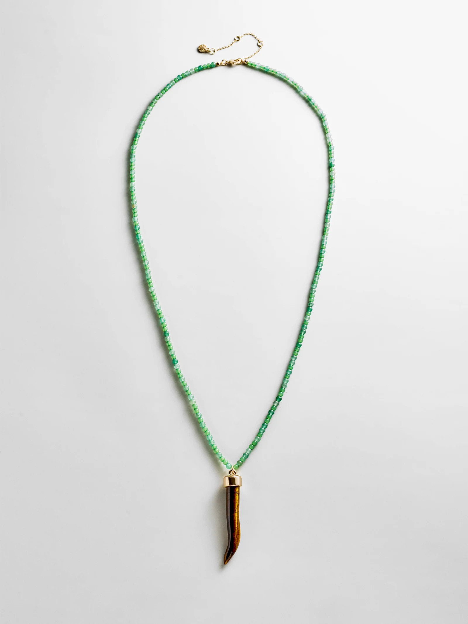 Maeve Semi-Precious Pendant Necklace - Jade | BaubleBar