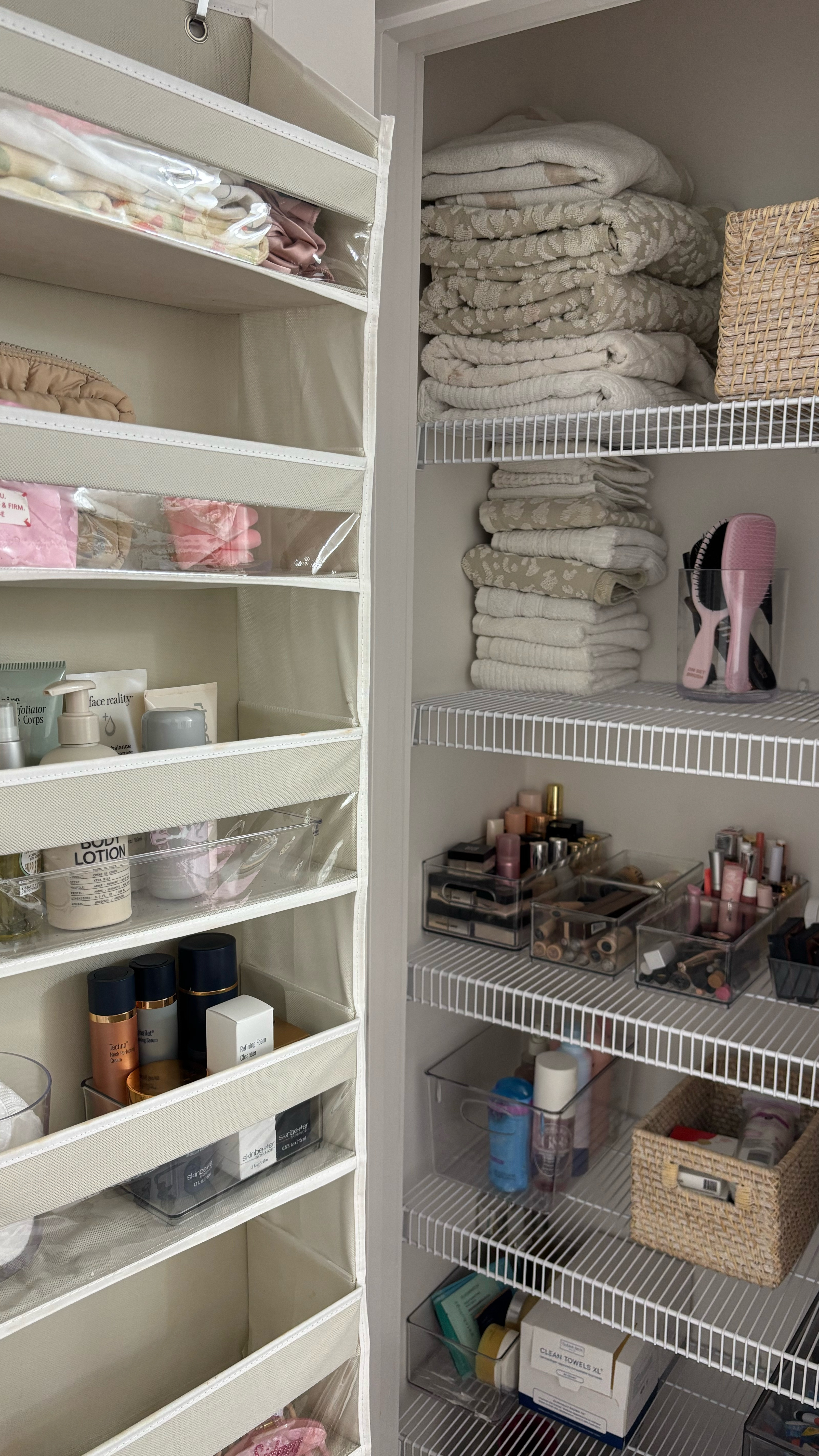 Organize my bathroom with me !! 🩷 I’m wearing a medium in these shorts, tank, and jacket! 

#LTKBeauty #LTKHome #LTKWatchNow