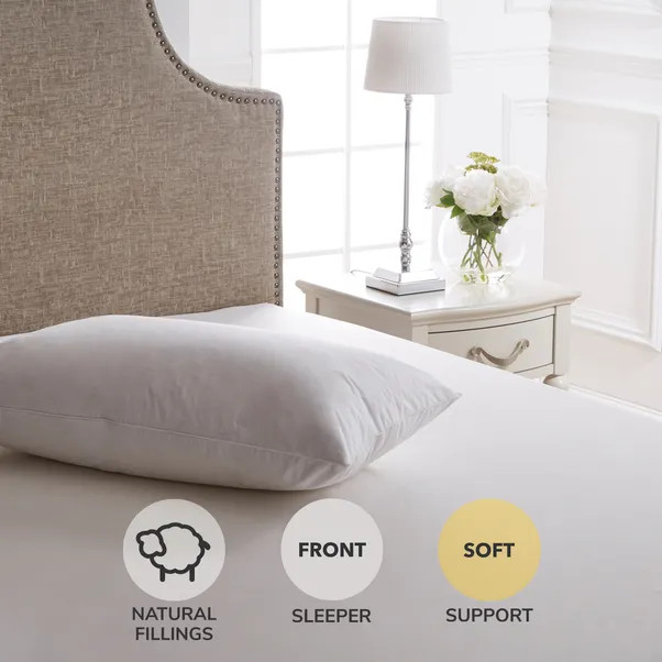 Dorma Luxurious White Goose Down Soft-Support Pillow | Dunelm (migrated)