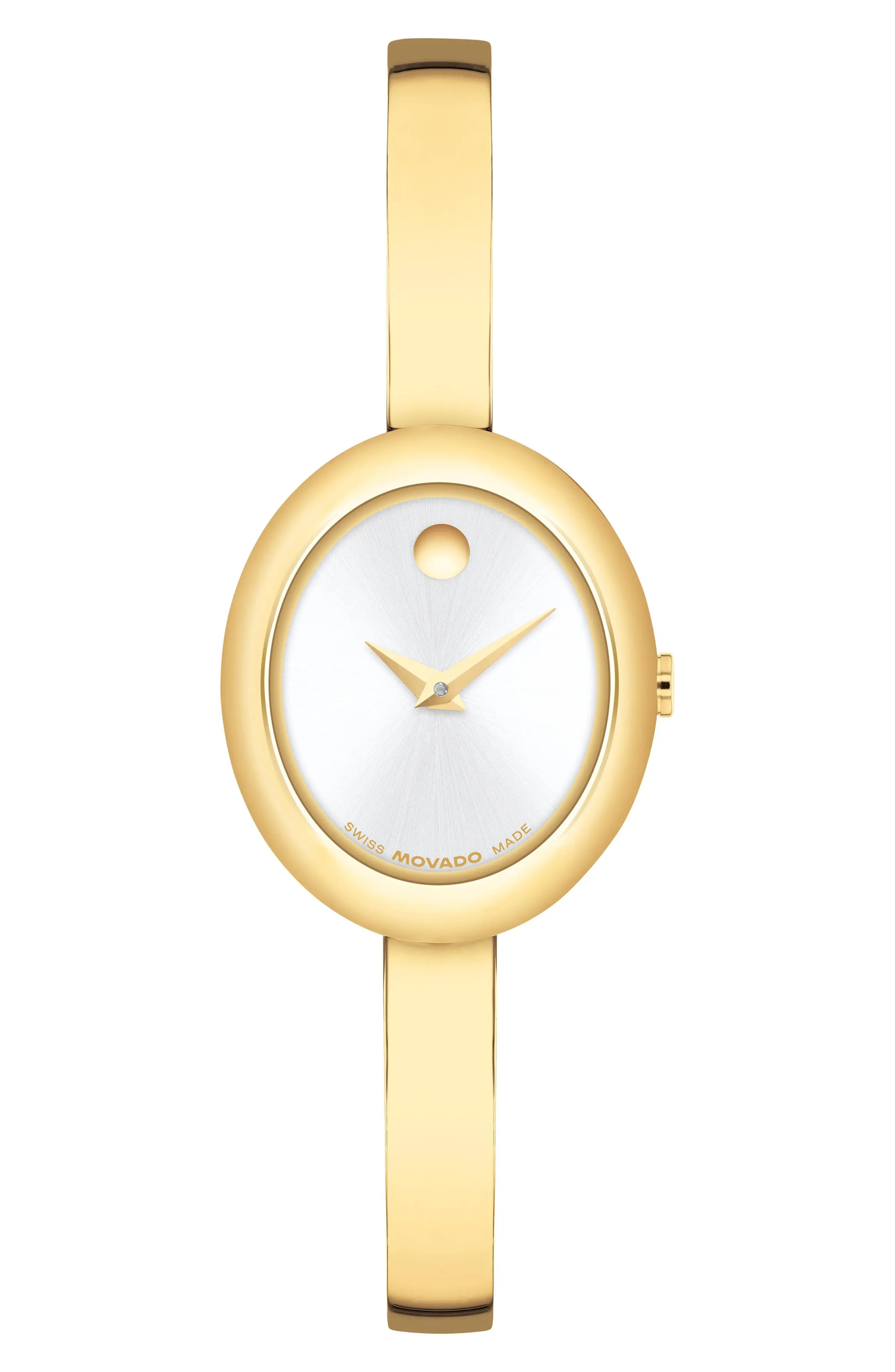 Movado Museum Oval Bangle Watch, 22mm x 26mm (Women) | Nordstrom | Nordstrom