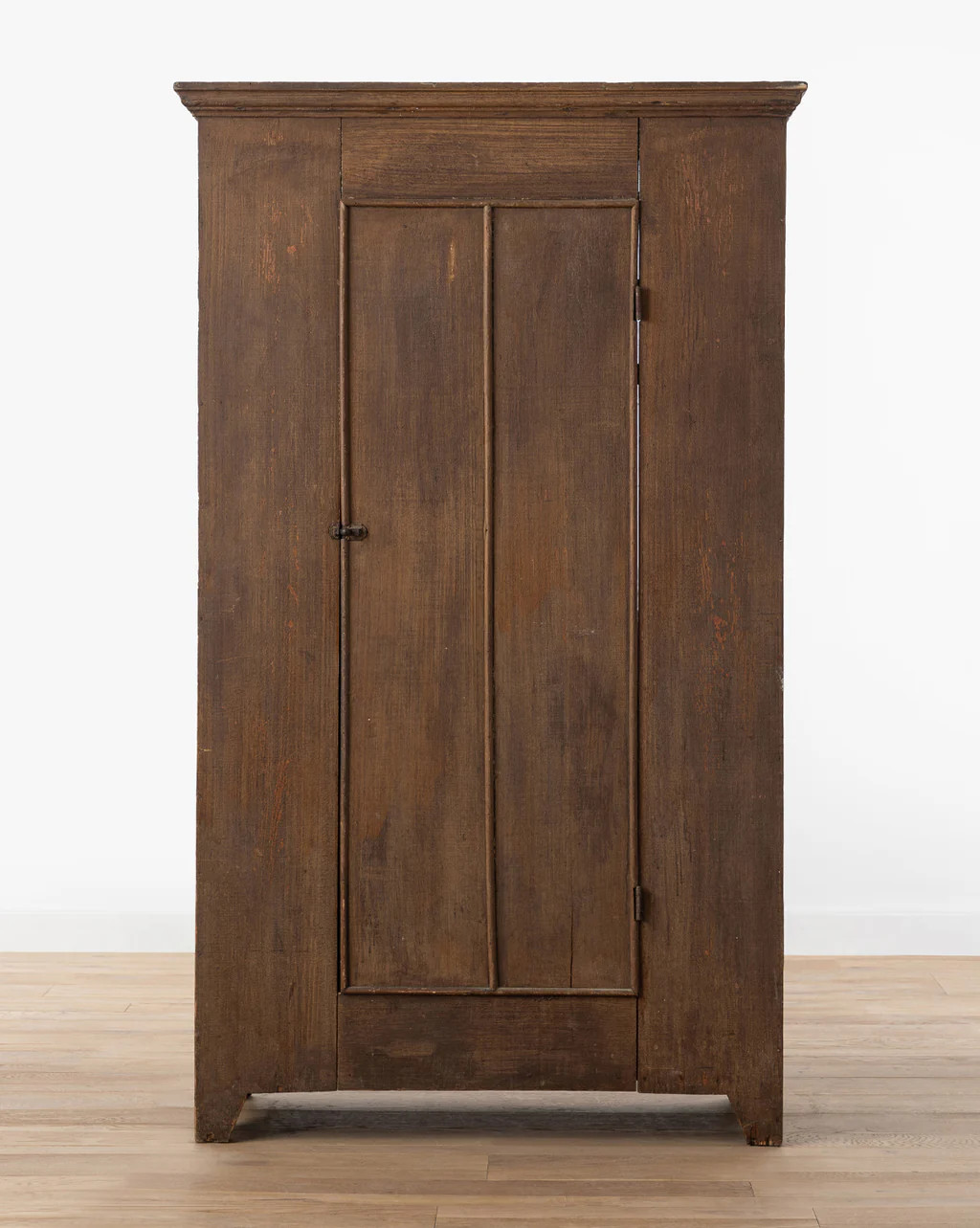 Vintage Wooden Single Door Wardrobe | McGee & Co.