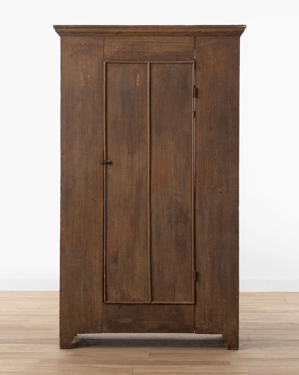 Vintage Wooden Single Door Wardrobe | McGee & Co.
