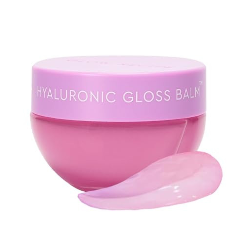 Glow Recipe Hyaluronic Acid Plumping Lip Balm for Women & Men - Clear, Hydrating High-Shine Gloss + Overnight Dry Lips Treatment for a Smooth, Fuller Look - Makeup Prep, Korean Skin Care, 15ml | Amazon (US)