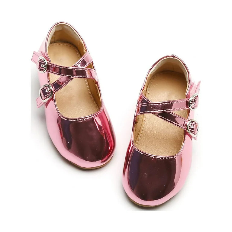 ESTINE Girl's Toddler/Little Kid Ballet Mary Jane Dress Shoes (AG246 Pink/Toddler 5M) | Walmart (US)