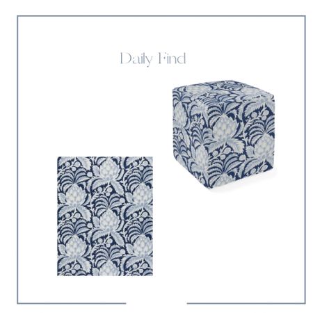Using this Serena and lily fabric to create an ottoman similar to this one!

#LTKhome #LTKFind #LTKunder100