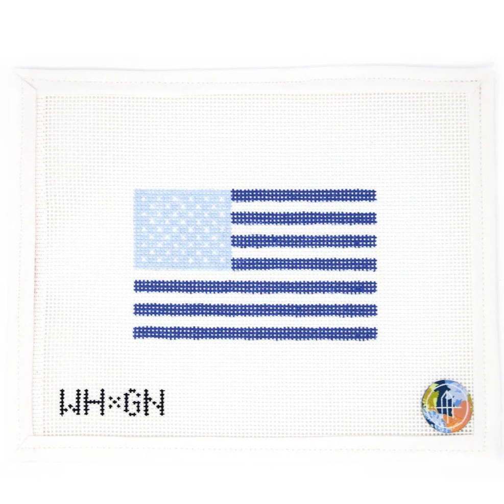 Greystone Needlepoint Ole Glory Flag Canvas | Greystone Needlepoint