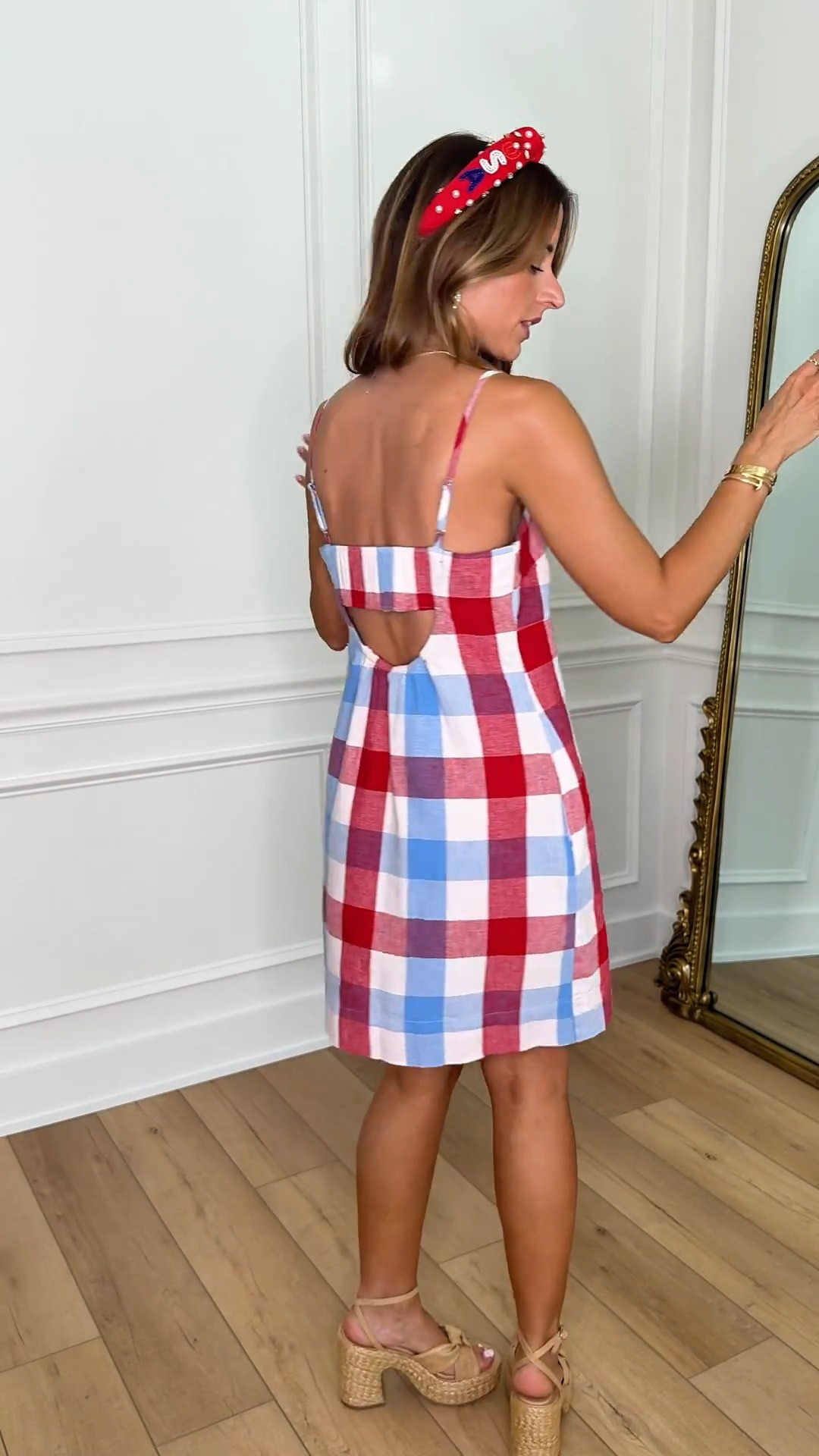 New Target red, white, and blue outfits. XS in dress - runs big so size down. Sandals are TTS. Fourth of July outfits. 4th of July outfits. Memorial day weekend. Summer outfits. Barbecue outfits. Boating outfits. Vacation outfits. Summer outfits. 

#LTKootd #LTKTravel #LTKSwim