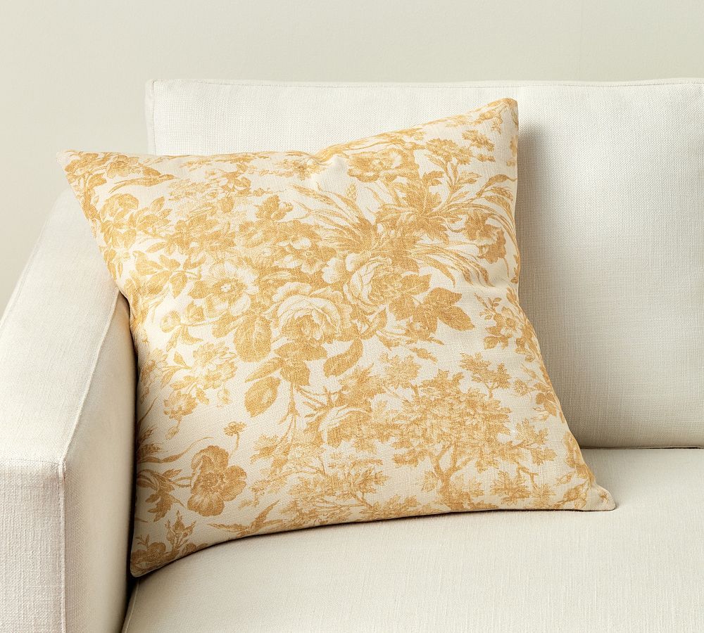Sorrel Floral Toile Throw Pillow | Pottery Barn (US)