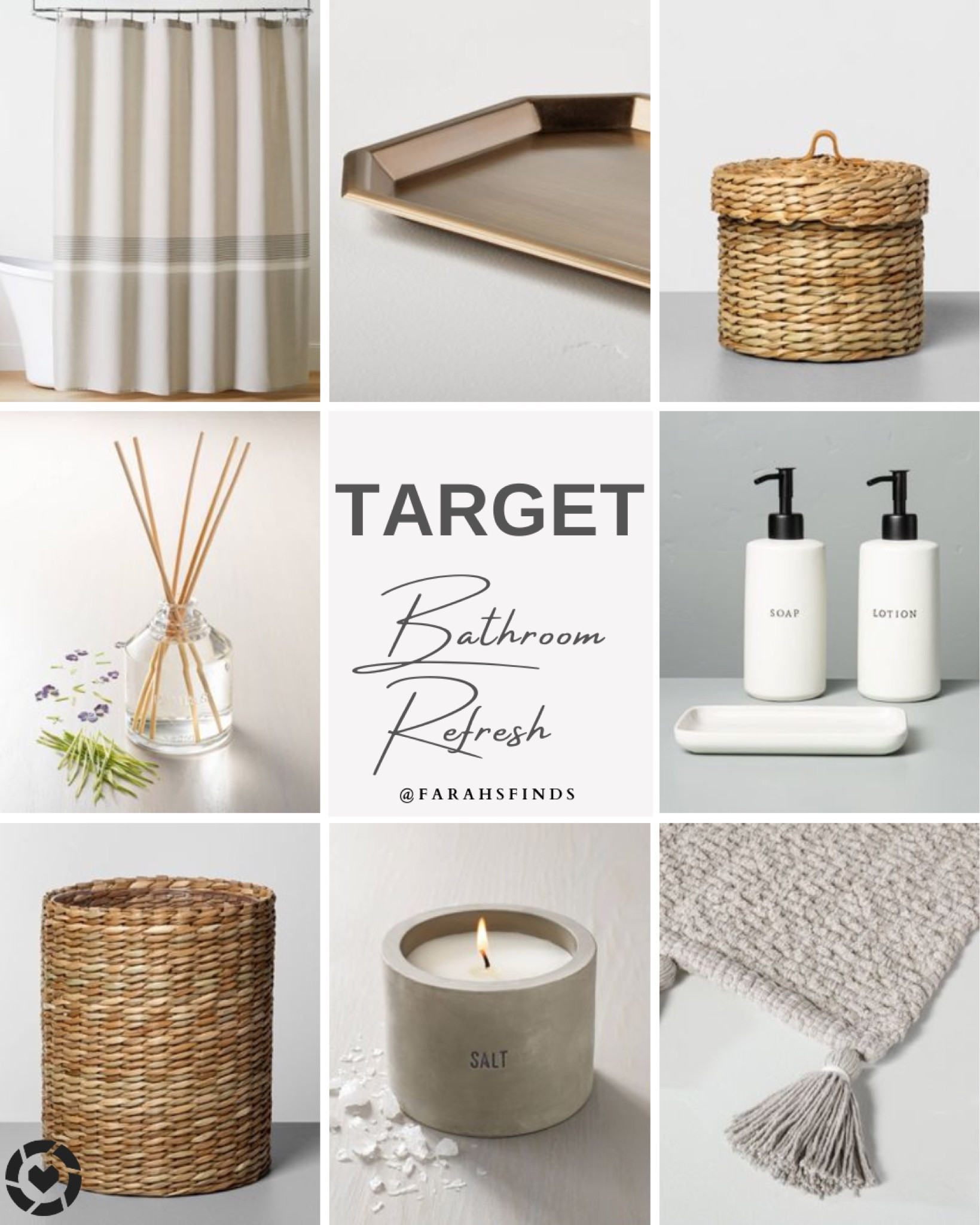 Target home finds bathroom, refresh, candles, bathroom, rugs, threshold
Bathroom, accessories, bathroom, set waste basket, bath rug, hearth and hand bath, storage, spring bathroom, shower curtain room, refresher soap, and lotion pump

#LTKSeasonal #LTKhome #LTKsalealert