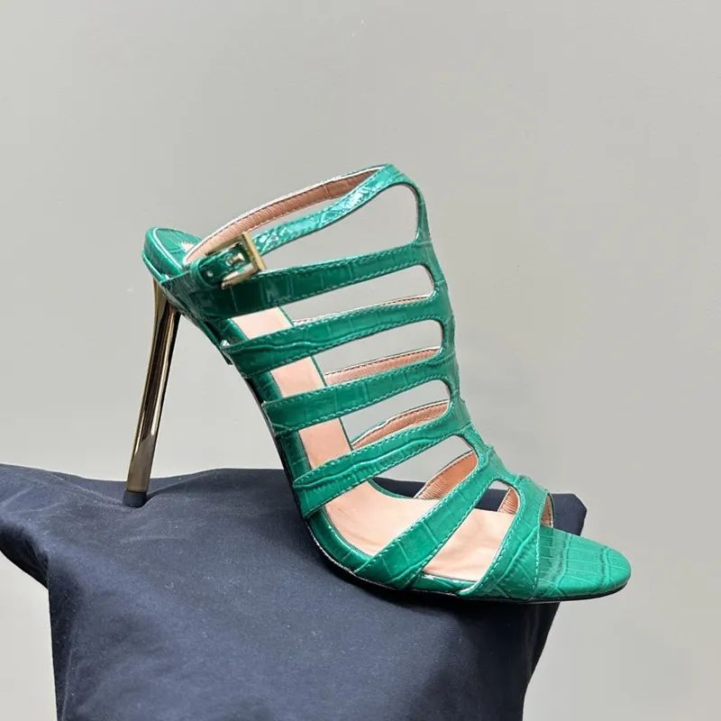 Woman Sandal Padlock Sandals High-Heeled Naked Pumps Queen To Sandal Luxury Designer High-Heeled | DHGate