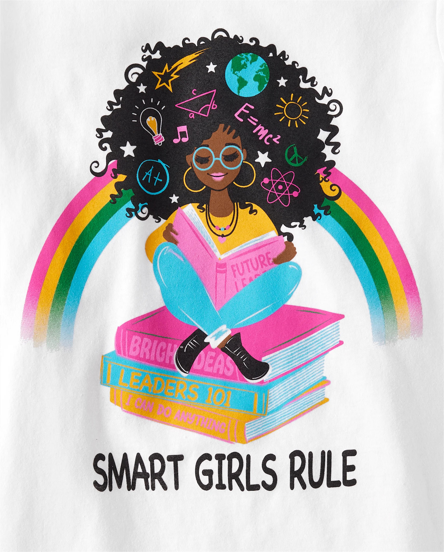 Girls Smart Girls Rule Graphic Tee - white | The Children's Place