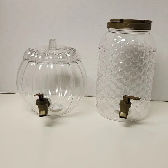 Bundle of 2 Target Bullseye Plastic Pumpkin & Honeycomb Drink Dispenser | Poshmark