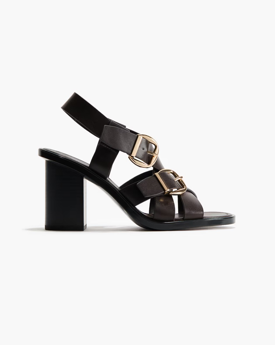 Strappy buckle detail block heel sandals

#LTKSeasonal