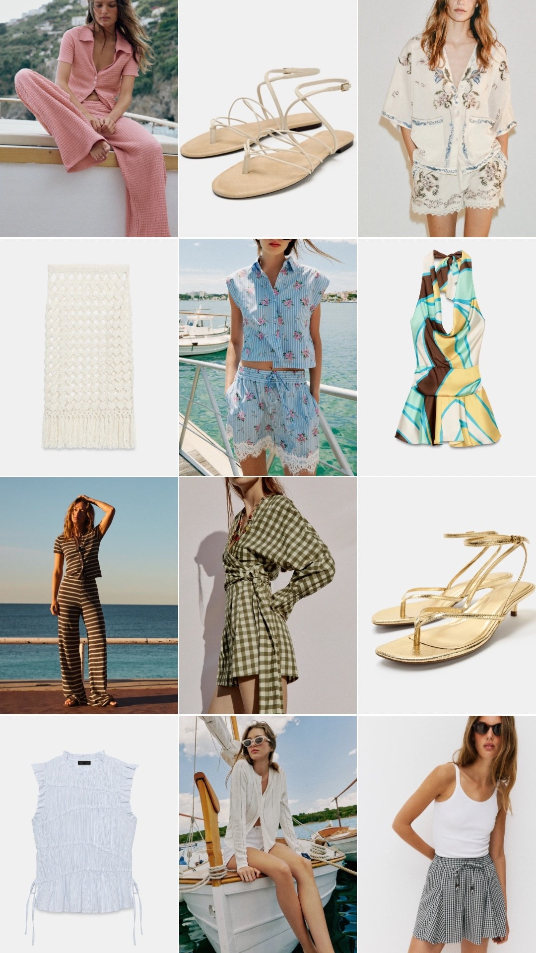 Zara 
Zara new arrivals 
Sandals 
Matching set

#LTKootd #LTKSeasonal