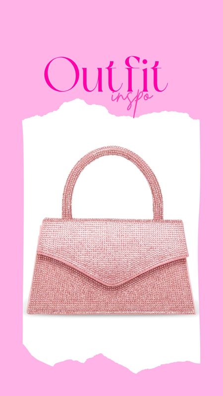 Barbie Aesthetic | Steve Madden Pink Sparkly Bag | Date night outfit ideas

#LTKstyletip #LTKitbag