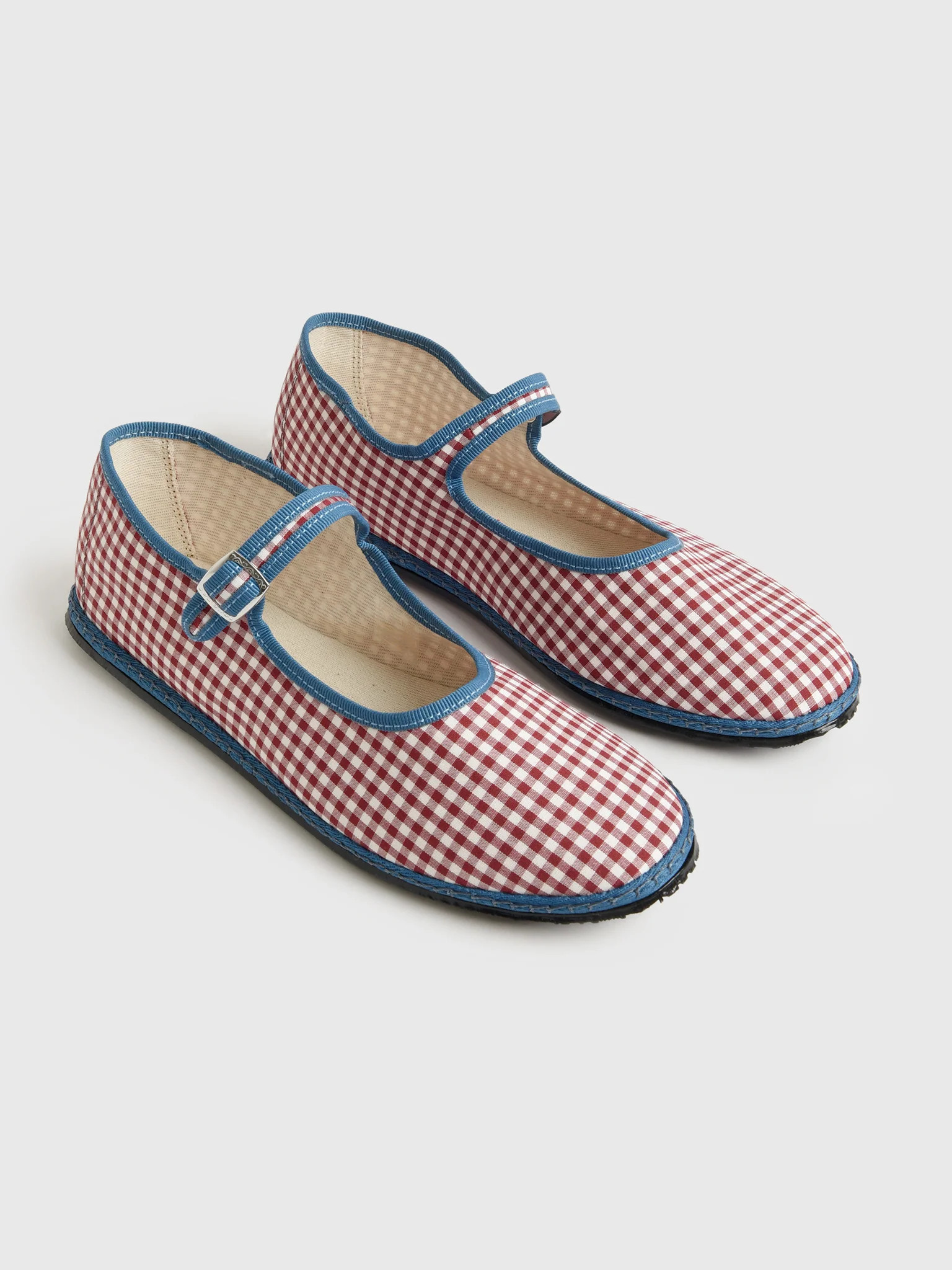 VIBI VENEZIA
                      
                     Women's Mary Jane Cotton Classic Flat | Saint Bernard