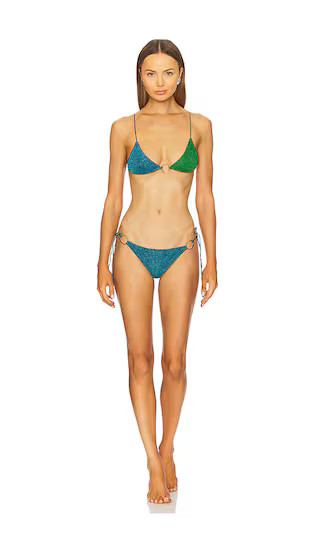 Lumiere O Kini Set in Emerald Green & Ocean Blue | Revolve Clothing (Global)