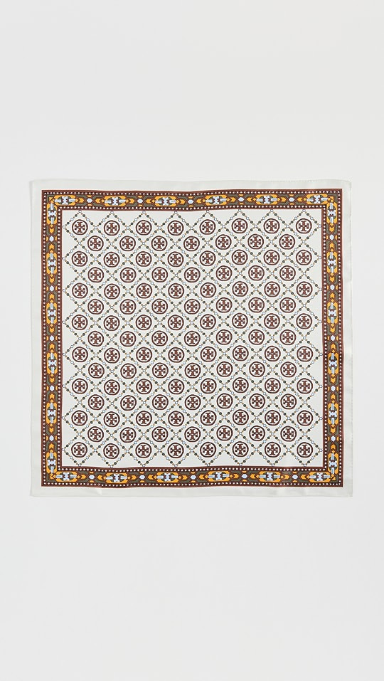 Tory Burch Deco T Monogram Silk Neckerchief | SHOPBOP | Shopbop