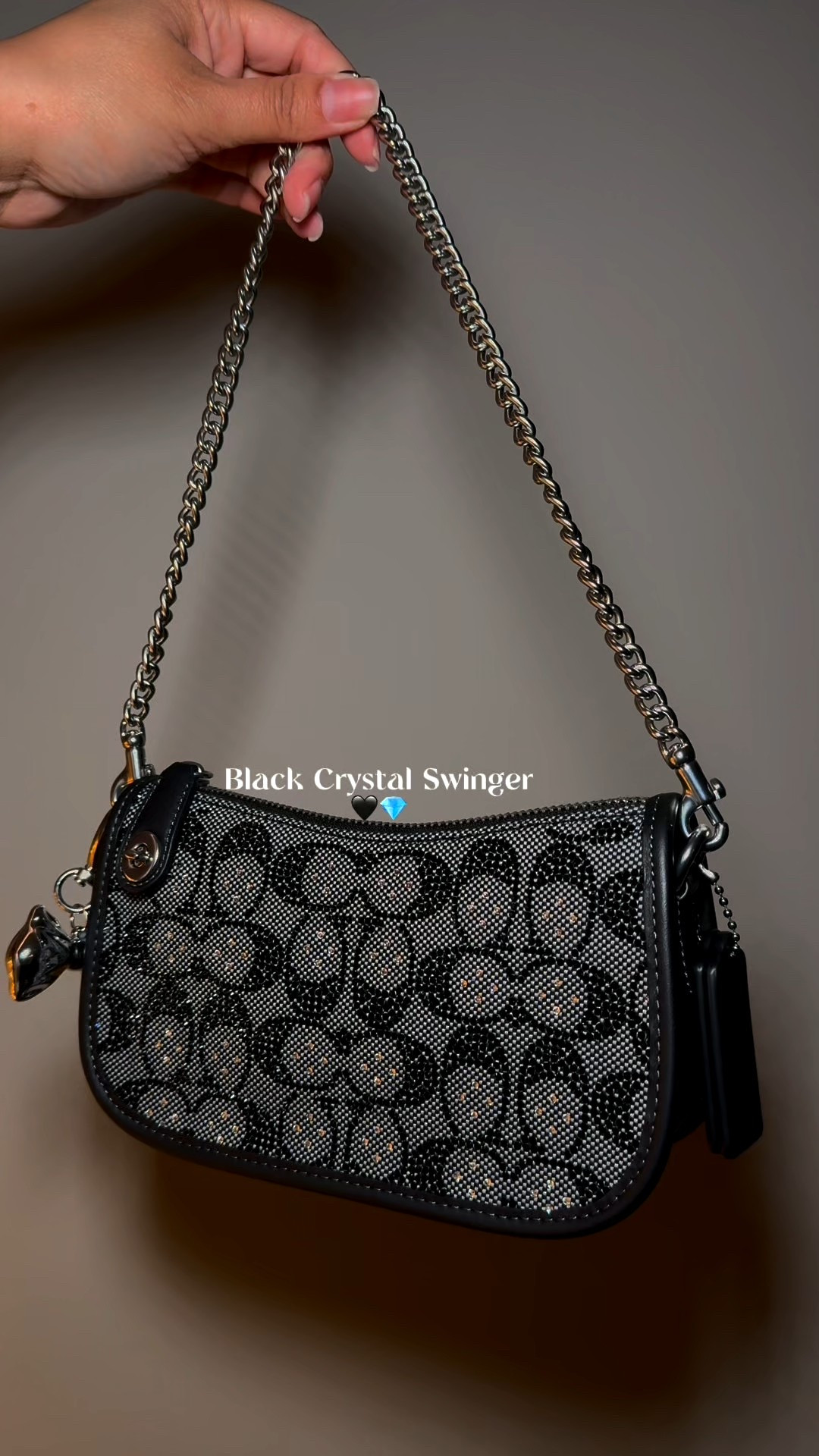 Purchased my self a little gift for me and my hubby purchasing our first home🖤💎. I’ve been eyeing the swinger bag for some time now and chileee when the black one made it’s debut it was a no brainer for me to get it 

#LTKdayinmylife #LTKGiftGuide #LTKvlog