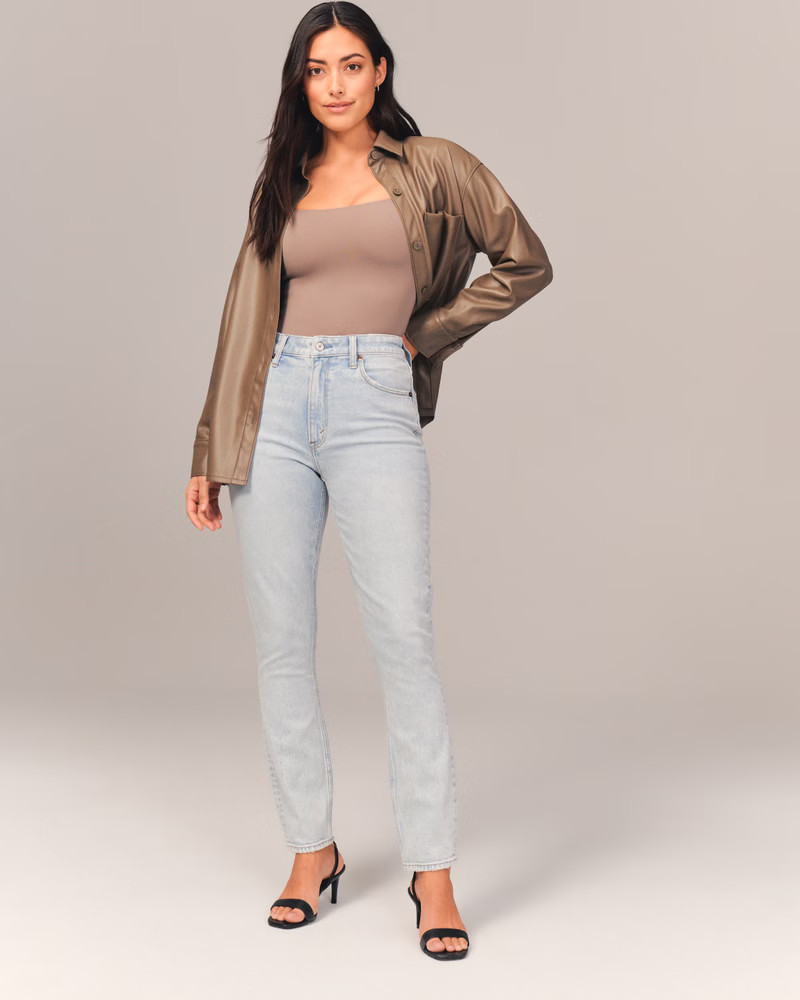 Curve Love High Rise Skinny Jean | Abercrombie & Fitch (US)
