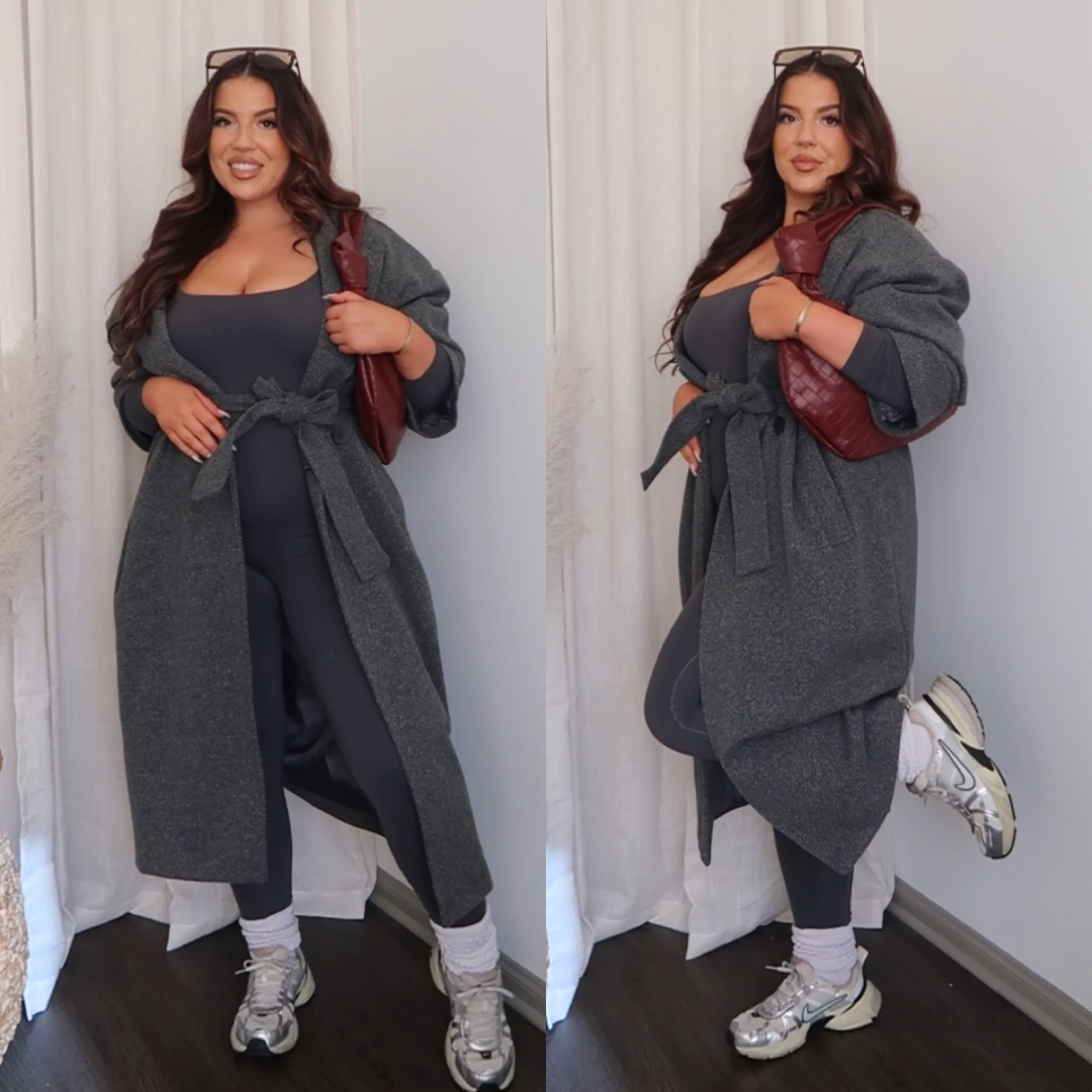 Casual Winter Look! 
Amazon Jumpsuit: L (very stretchy)
Coat: 12

#LTKFindsUnder100 #LTKMidsize