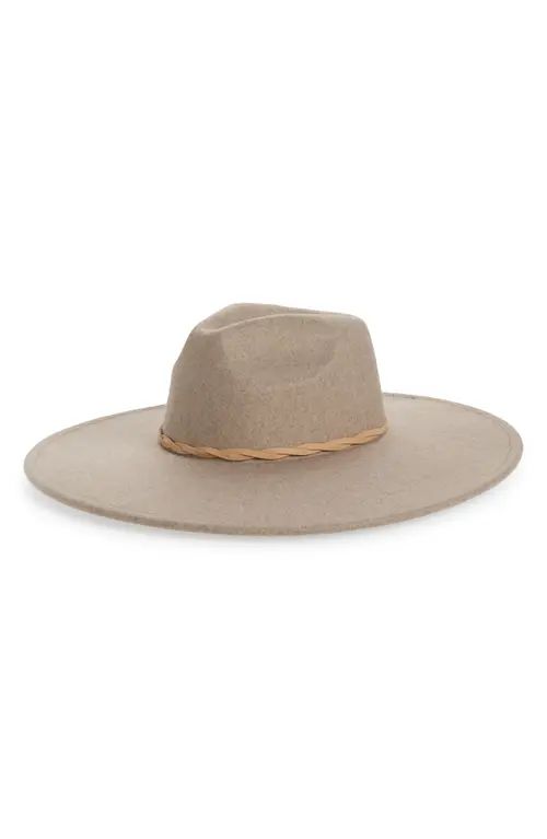 Treasure & Bond Shelby Wide Brim Rancher Hat in Taupe Combo at Nordstrom | Nordstrom