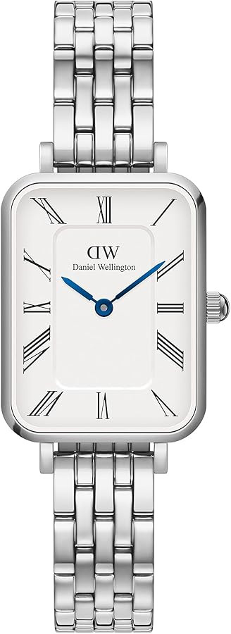 Daniel Wellington Roman Numerals Watch - 316L Stainless Steel Case, Leather or Stainless Steel St... | Amazon (US)