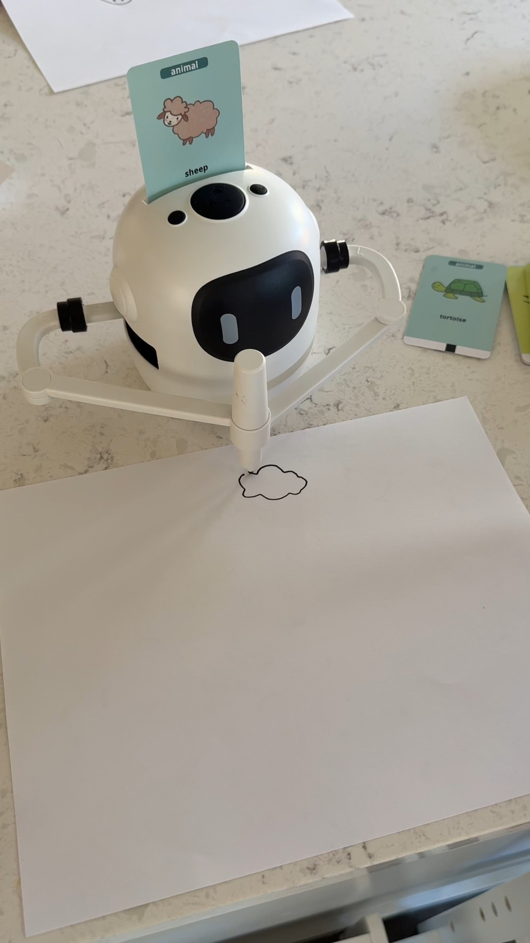 DRAWING ROBOT! 
Big sis got a drawing robot for her birthday! Insert cards that it comes with and it draws the picture and plays music!

#LTKHome #LTKFindsUnder100 #LTKKids
