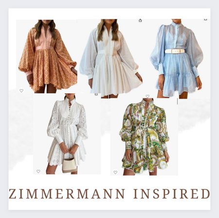 Zimmermann Inspired Dresses * Look For Less * Dupe * Summer Dress * Vacation Outfit * Girls Night * Happy Hour Look *  Wedding *

#LTKFind #LTKwedding #LTKunder50