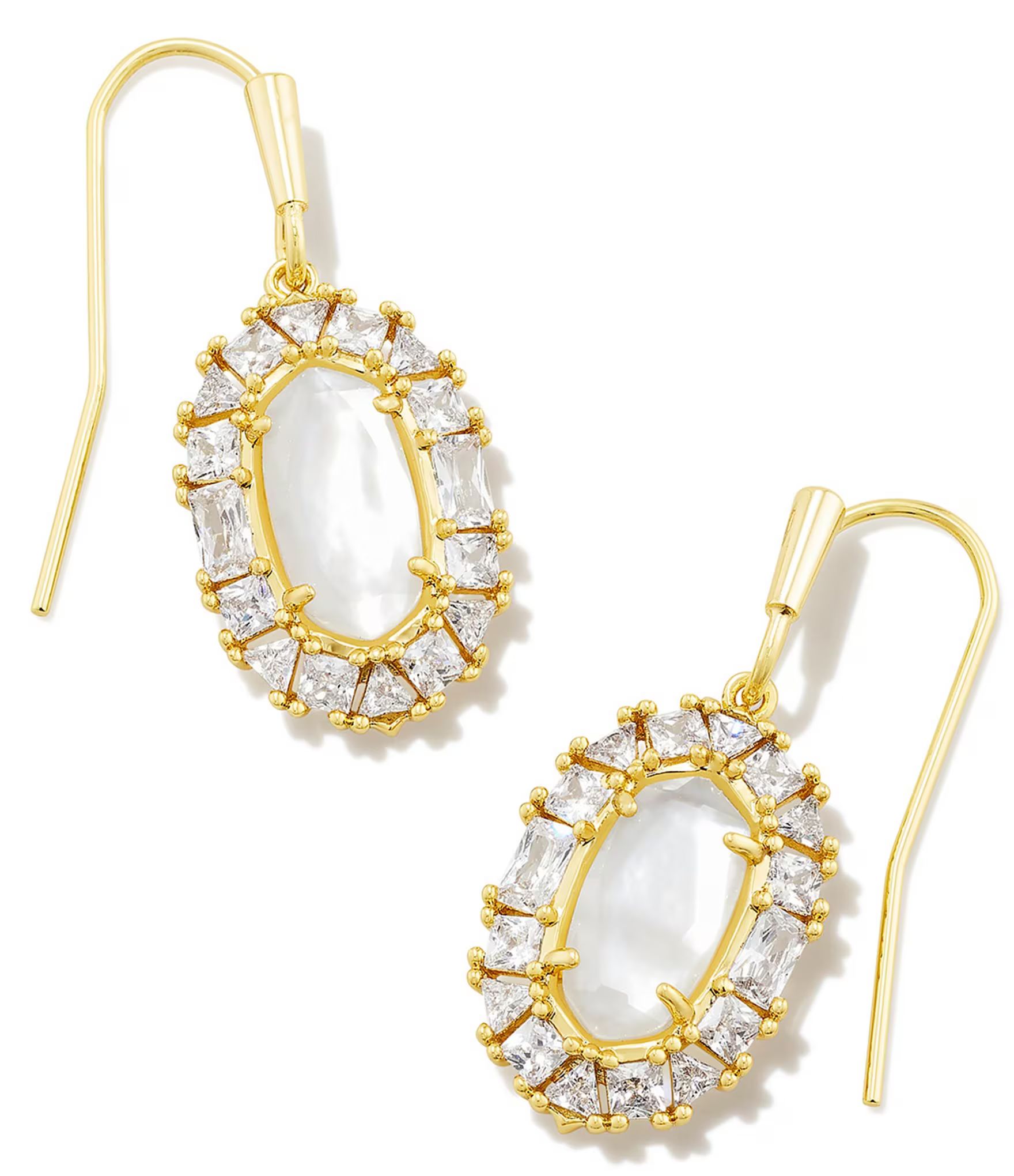 Kendra Scott Lee Crystal Frame Drop Earrings | Dillard's | Dillard's