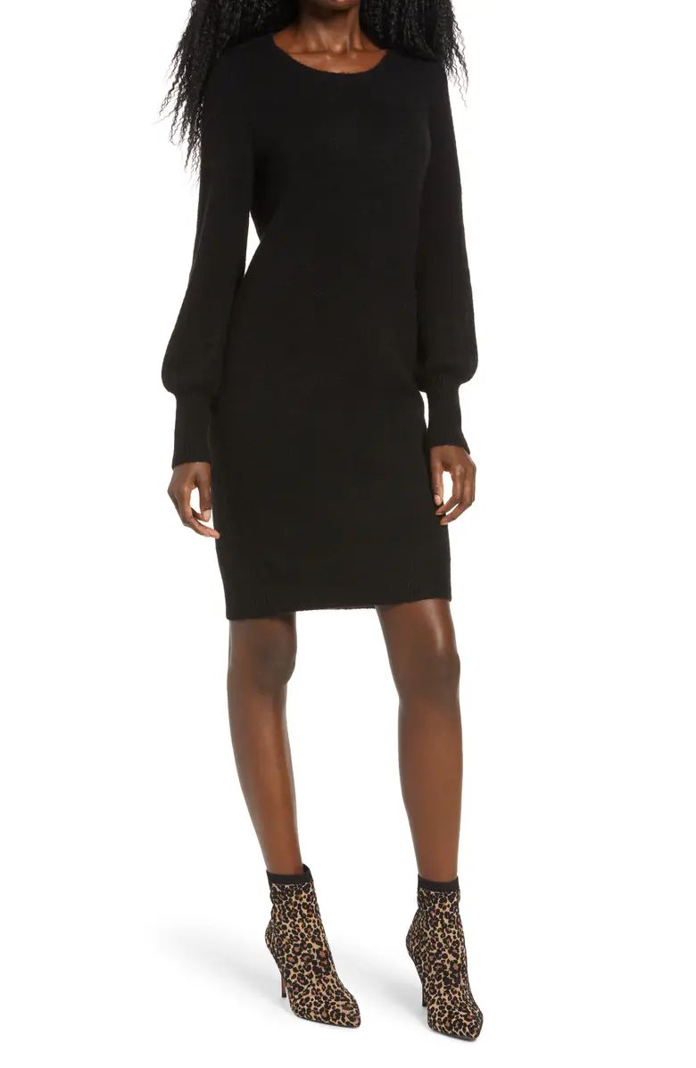 Simone Long Blouson Sleeve Sweater Dress | Nordstrom