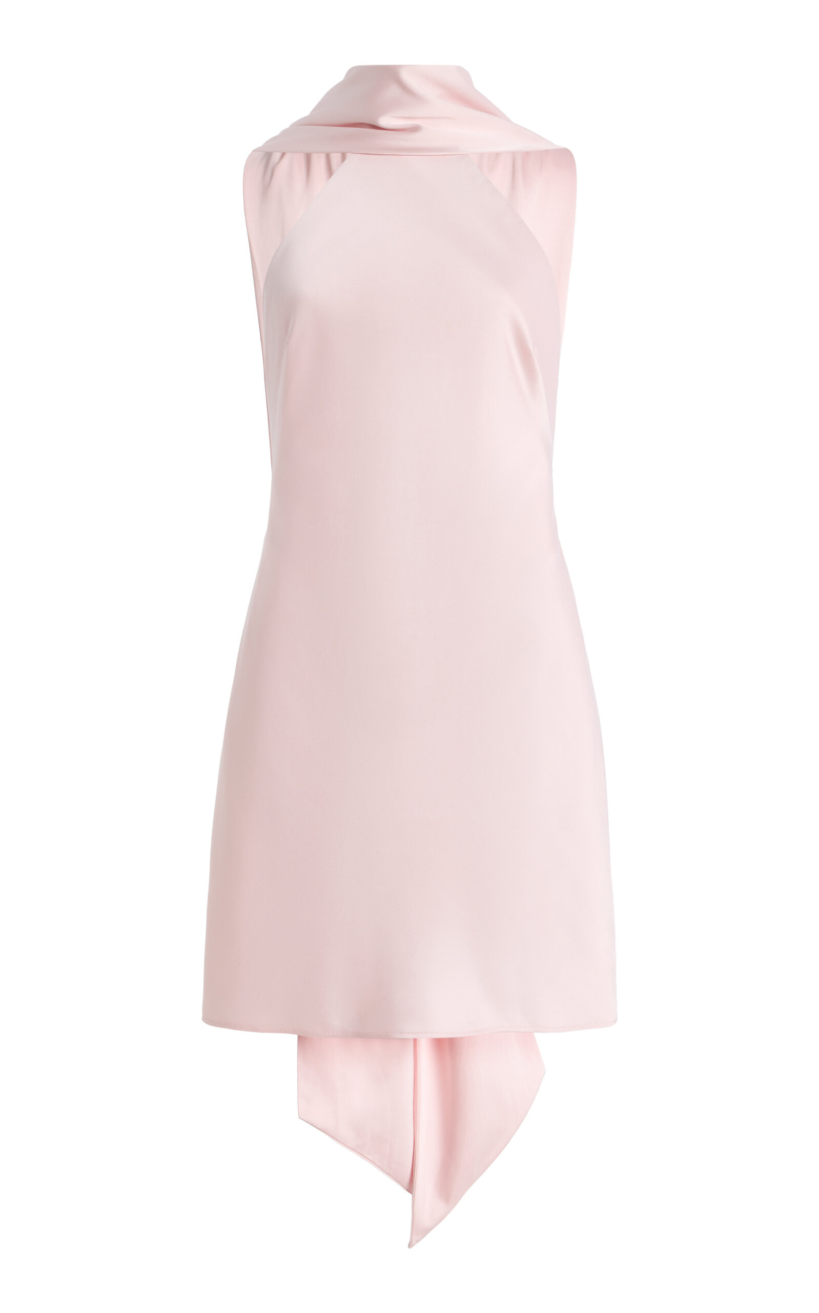 Exclusive Lucile Satin Mini Halter Dress | Moda Operandi (Global)