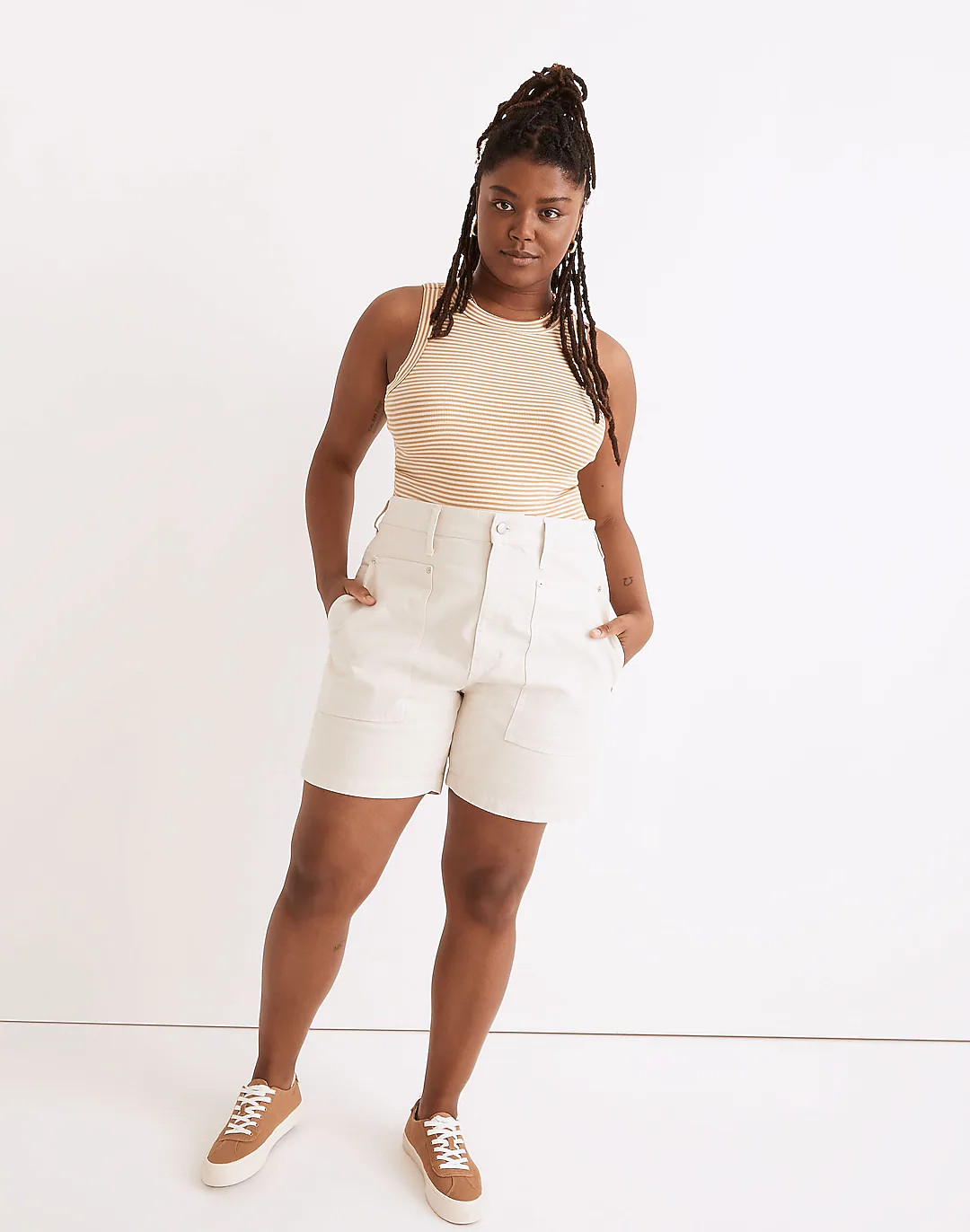 Garment-Dyed Carpenter Shorts | Madewell