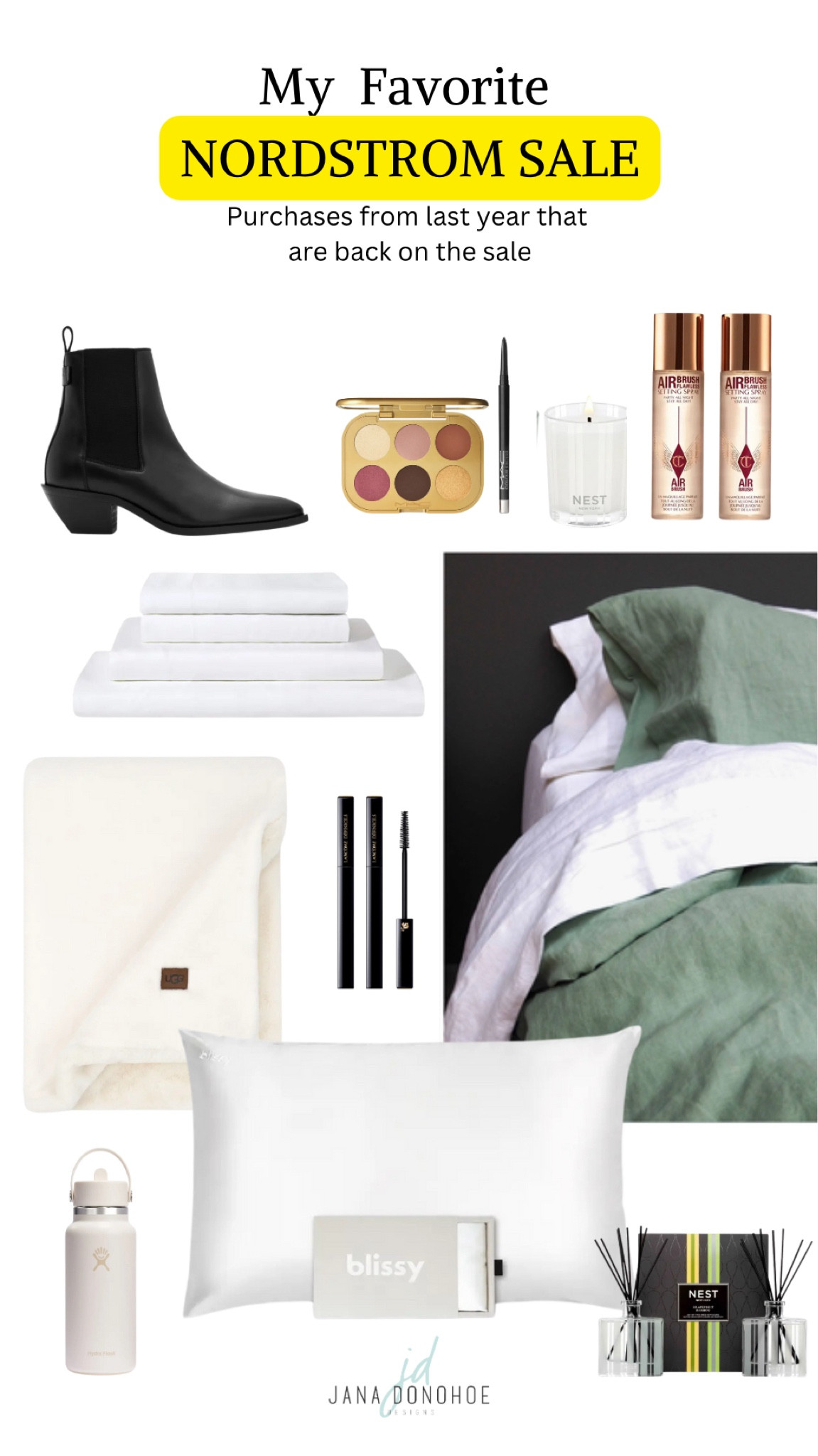 Some of my favorite Nordstrom sale finds last year that are back again this year. 
Bedding, silk pillowcases, blankets, makeup, boots, candles. 

#LTKSaleAlert #LTKxNSale #LTKHome
