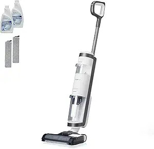 Tineco iFloor 3 Complete Wet Dry Vacuum, Floor Washer, White/Grey (Renewed) | Amazon (US)