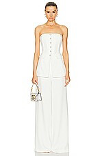 Bandeau Crepe Jumpsuit | FWRD 