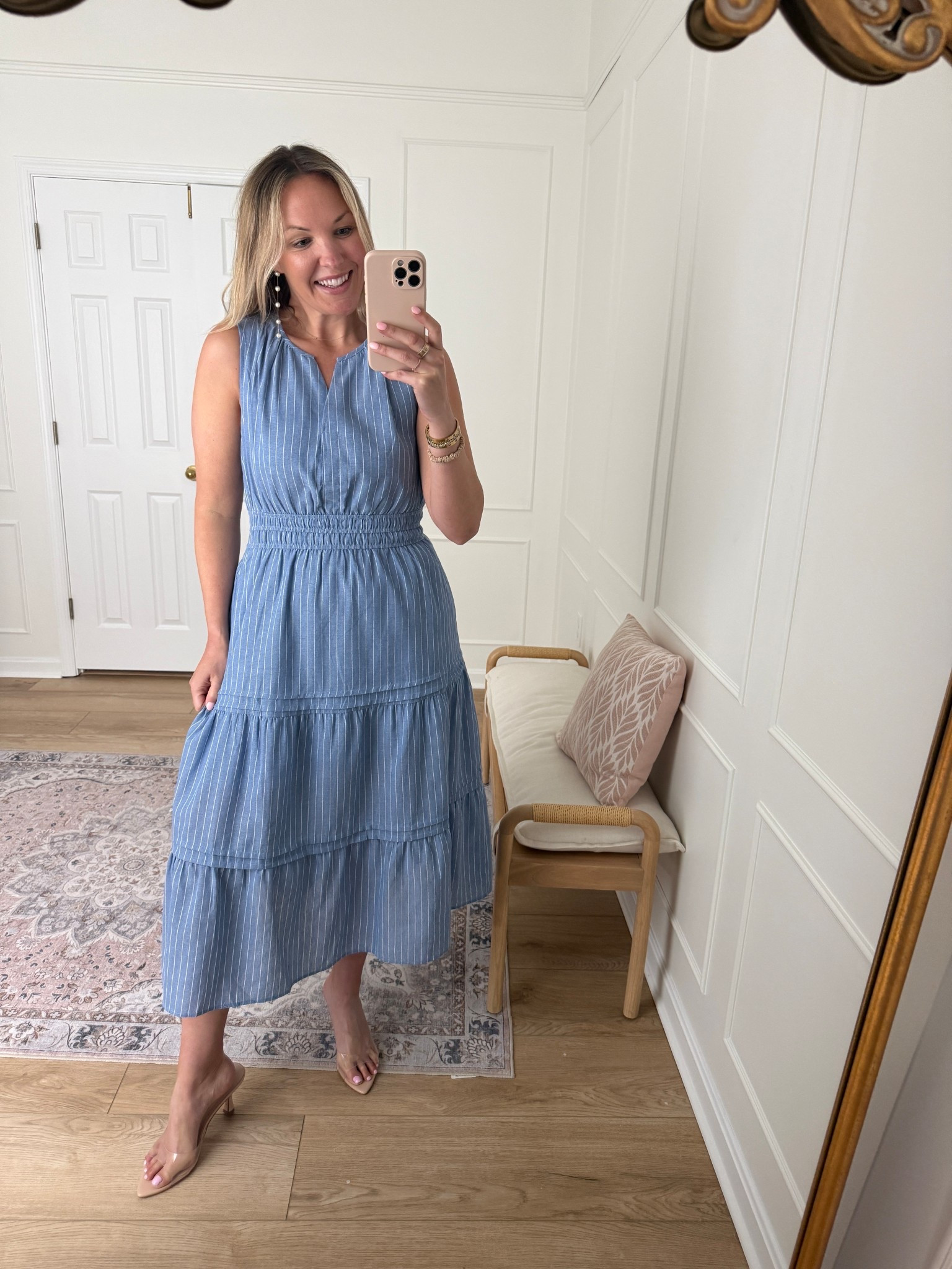 Love that you can wear a normal bra with this! Modest enough for work too - wearing a med 

#LTKMidsize #LTKWorkwear #LTKSeasonal