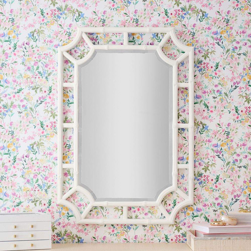 AERIN Bamboo Wall Mirror (26"x38") | Pottery Barn Teen