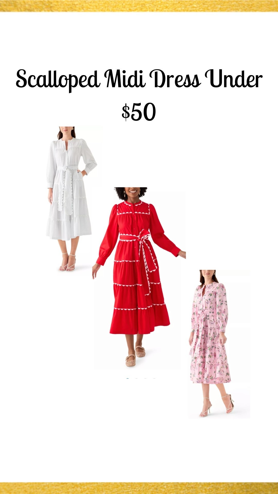 Winter Midi Dress under $50! 

Scallop Dress • Scalloped Dress • Scallop • Scalloped • Scallops • Midi • Midi Dress • Midi Dress under $50 • Dresses under $50

#LTKSeasonal #LTKSaleAlert #LTKFindsUnder100