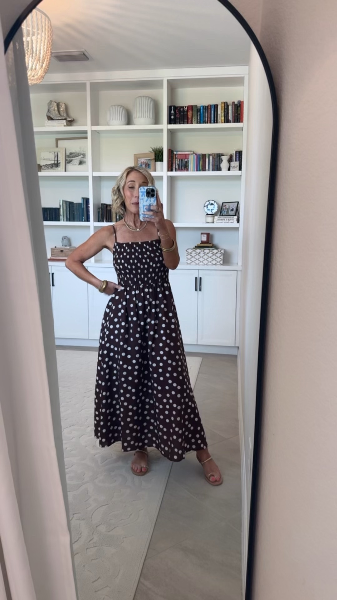 Summer Finds dressy to casual & so cute * Polka Dot Smocked Spaghetti Strap Maxi Dress - size small. 5+ colors. 

 

#LTKOver40 #LTKSeasonal