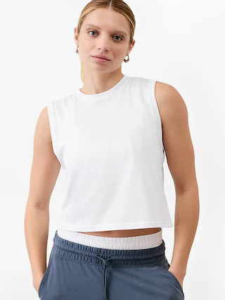 True Cotton Crop Tank | Athleta