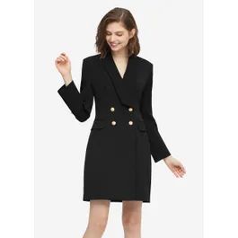 Timeless Silk Lined Dress Blazer | LilySilk