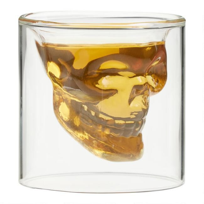 Fred Doomed Skull Double Wall Shot Glass | World Market