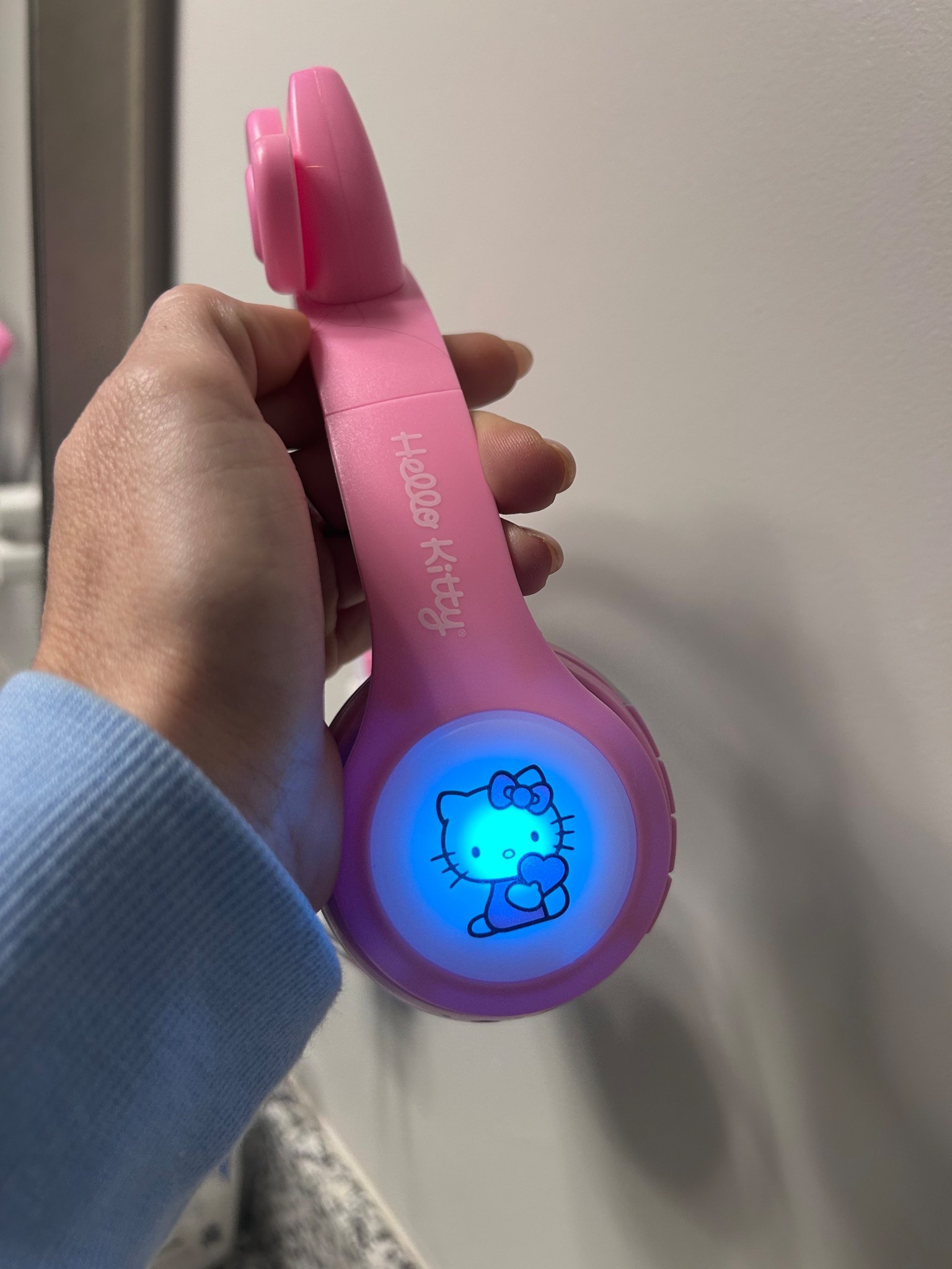 my 4 almost 5 year old got these Bluetooth headphones for Christmas and she LOVES them. They instantly connect to her device when she turns them on. They light up all different colors. 

#LTKmomlife #LTKKids