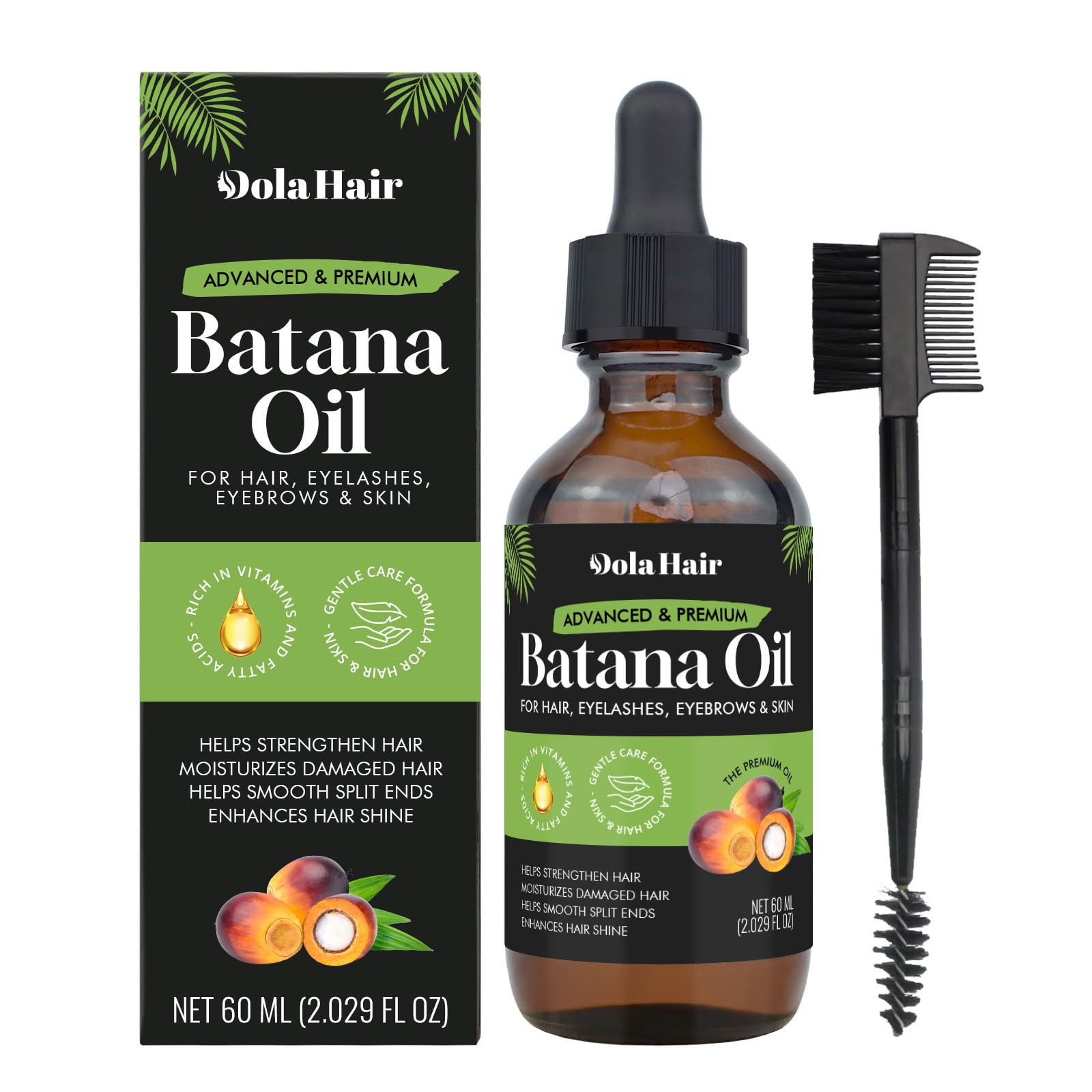 Batana Oil for Hair Growth Organics Pure Batana Hair Oil 100% Natural Batana Oil Nourishes Damage... | Amazon (US)