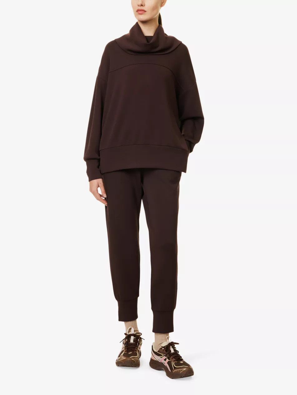 Slip-pocket elasticated-waistband stretch-jersey jogging bottoms | Selfridges