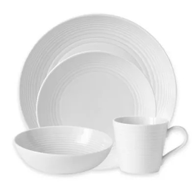 Gordon Ramsay by Royal Doulton® Maze 16-Piece Dinnerware Set in White | Bed Bath & Beyond | Bed Bath & Beyond
